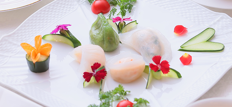 「面白い餃子のランチ」をご用意いたしました